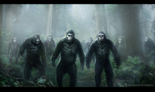 Illustration for article titled Dawn of the Planet of the Apes portraits are scarily human